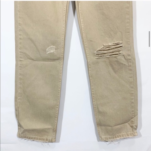 NWOT Free People Dakota Straight Leg Jean in Cafe - Picture 9 of 9